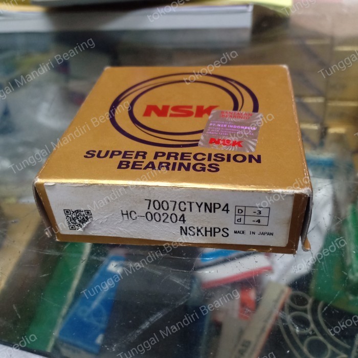 [New Ori] High Speed Temperatur Bearing 7007 Ctynp4 Nsk Original Terbatas