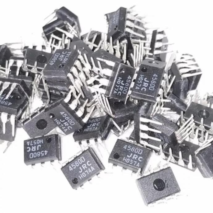 Terbaru IC JRC 4580D JRC4580 ASLI Original DIP 8 JRC4580 Dual Op Amp 4580 Ori dre3 Murah