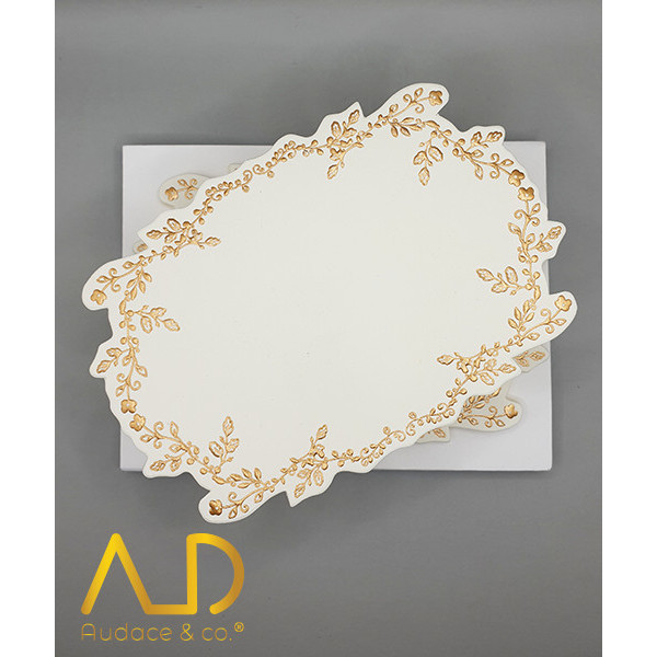 

9 Pcs Kartu Ucapan & Amplop Bentuk Foil Ems