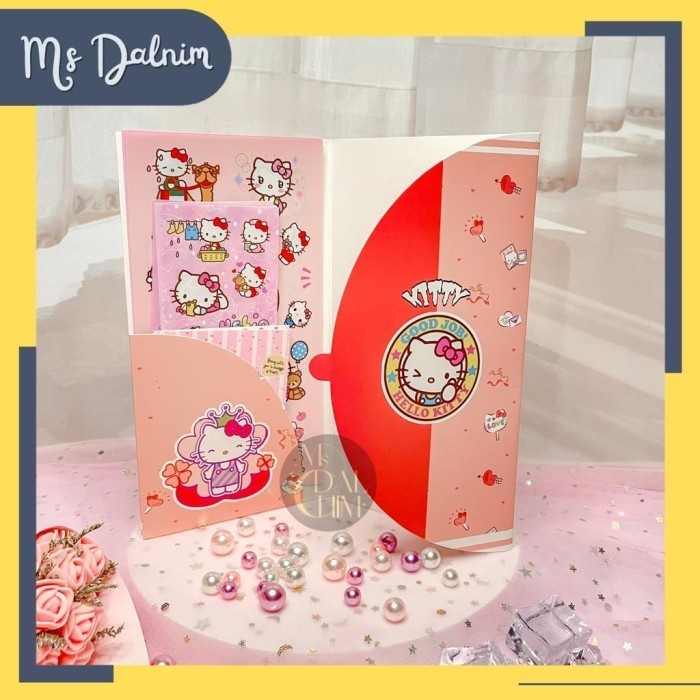 

Stiker & Kartu Sanrio Amplop Set 9 Lembar Deco Sticker Aesthetic -St21