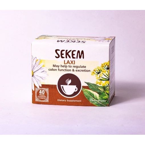 

Sekem Tea Laxative Herbs Sumplemen Diet 15 Amplop Teh