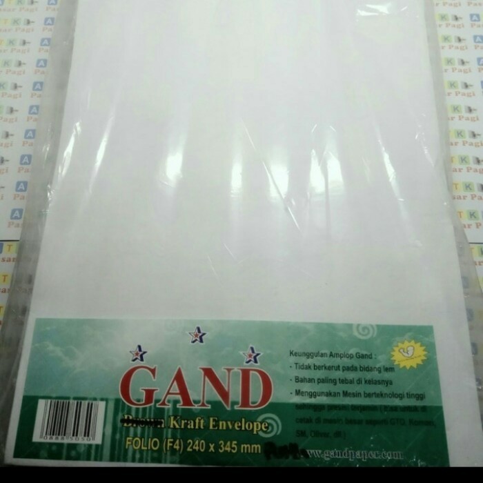 

Amplop Folio Putih Seal 100Gr 1 Pack