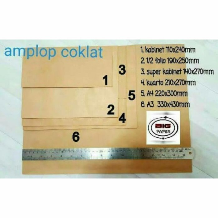 

Amplop Folio Seal & Non Seal 1Pack / 100Pcs