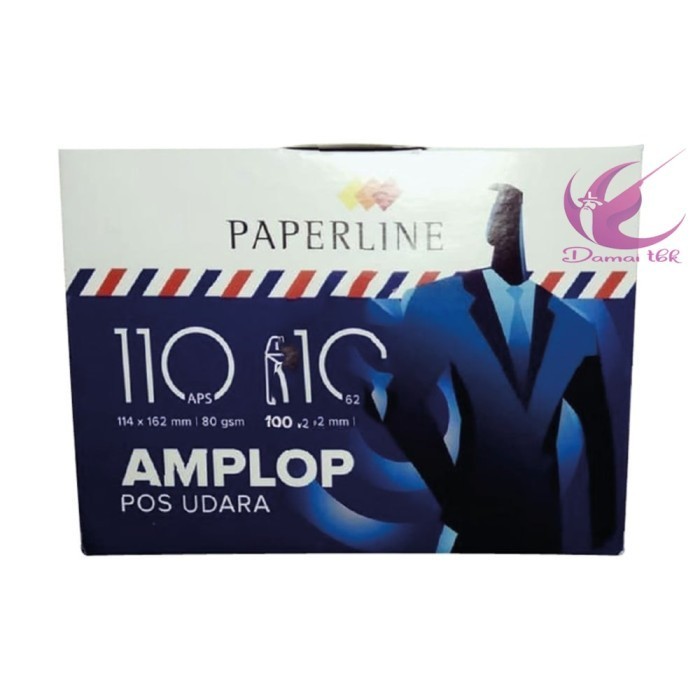 

Amplop Putih Airmail Paperline 110 Isi 100 114 X 162 Mm 80 Gram