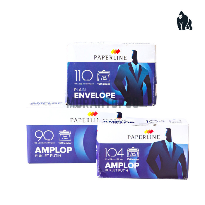 

Amplop Putih 110 Pps Paperline Ukuran 114 X 162 Mm