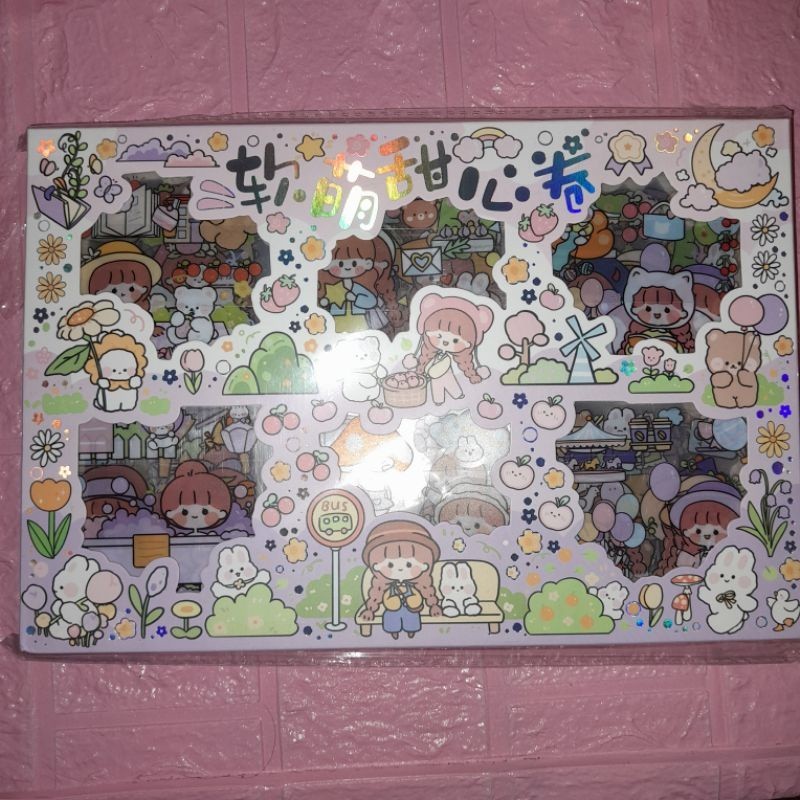 

Stiker Lucu Isi 200 lembar 1 Box motif karakter kartun antiair