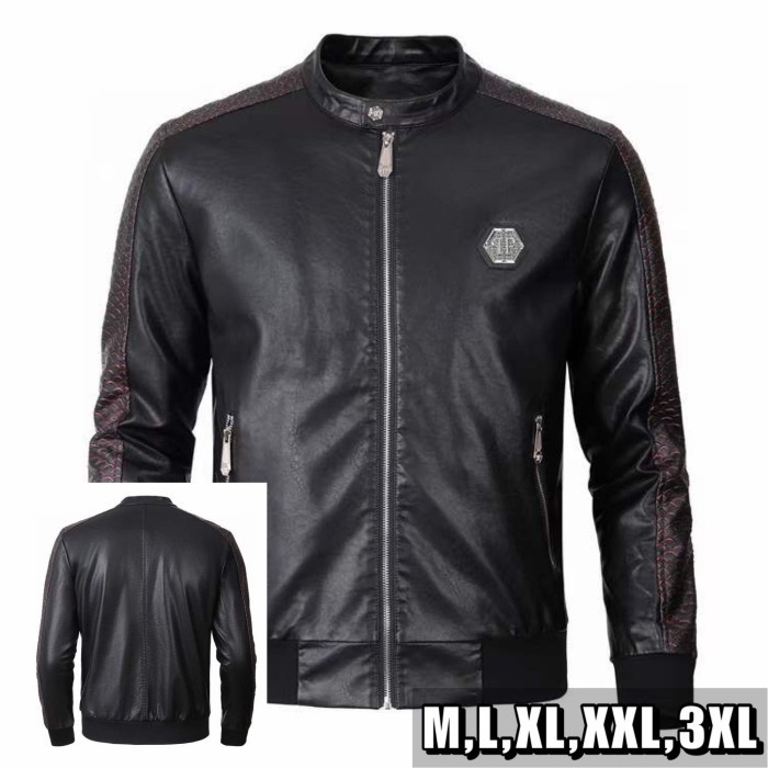 JAKET KULIT PRIA BRANDED IMPORT MIRROR VIP / JAKET PRIA BRANDED 008