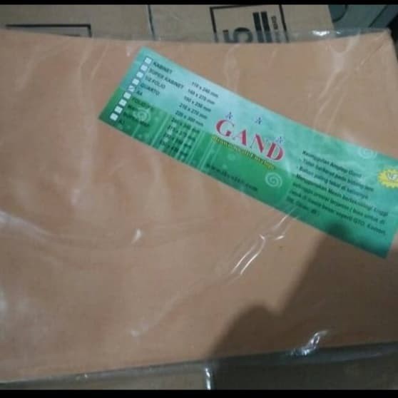

Amplop Cokelat A4 100Pcs+Seal