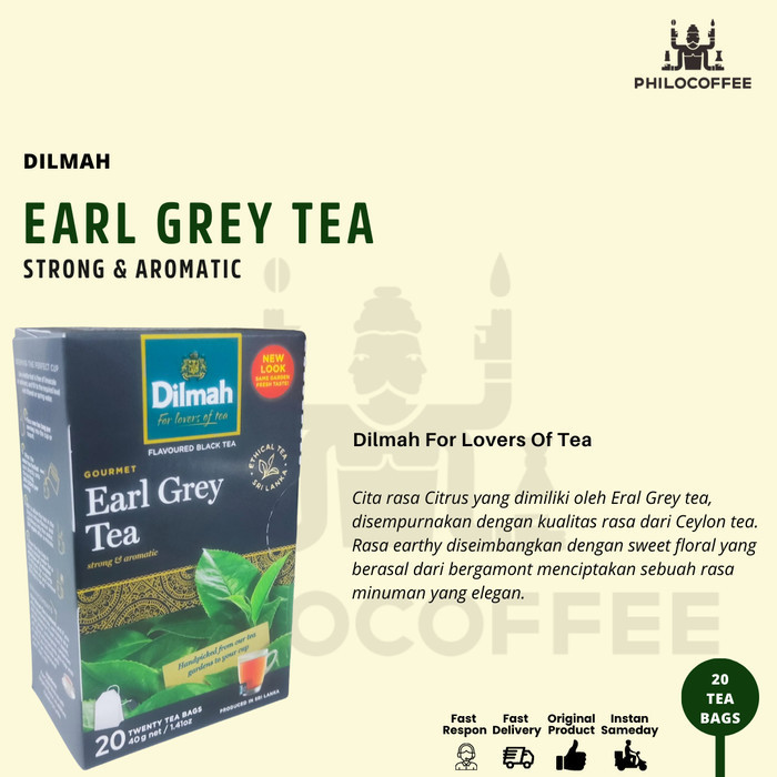 

Teh Earl Grey 20 X 2Gr Tag Tbag Teh Celup Non-Amplop