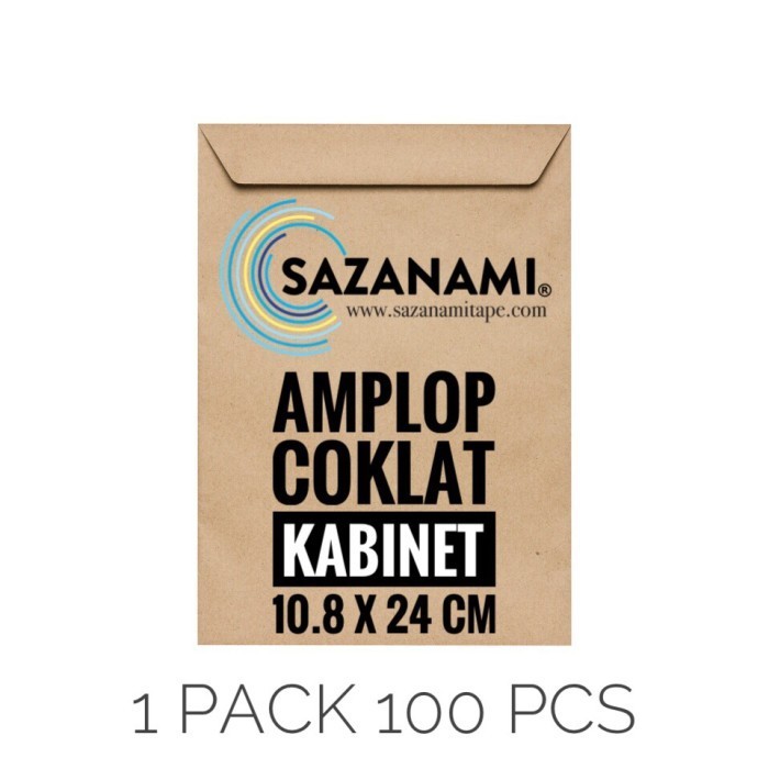 

Amplop 10.8 X 24Cm Amplop Gaji Surat Cokelat 1 Pack