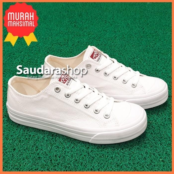 BISA COD - SEPATU VENTELA BASIC WHITE LC / SEPATU VENTELA BASIC PUTIH LOW