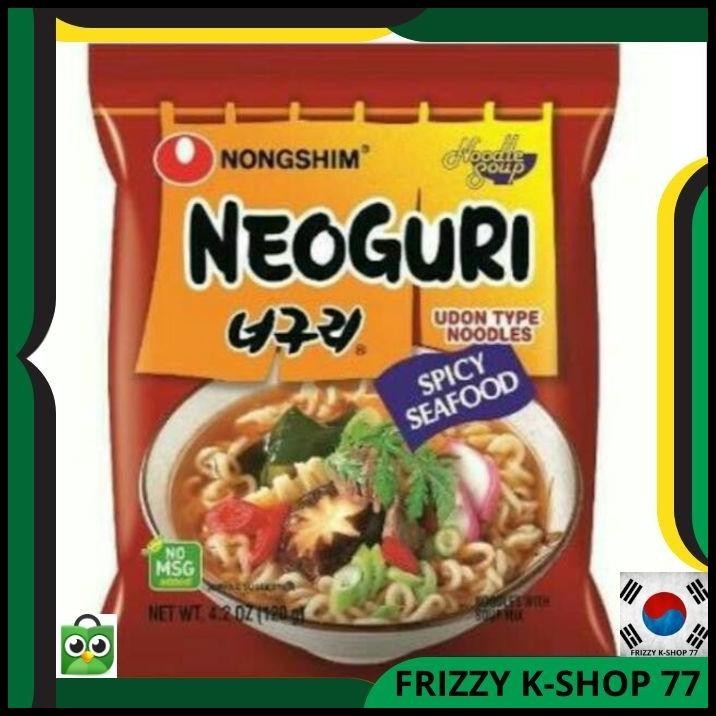 Mie Korea Halal/Mie Korea Instan Nongshim Neoguri Korean Spicy Seafood