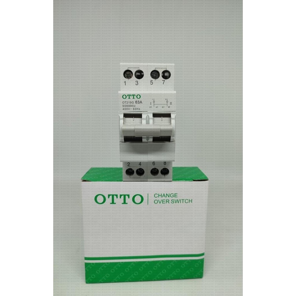 Otto Cos Change Over Switch Ohm Saklar Model Mcb 2 Phase 25A 40A 63A