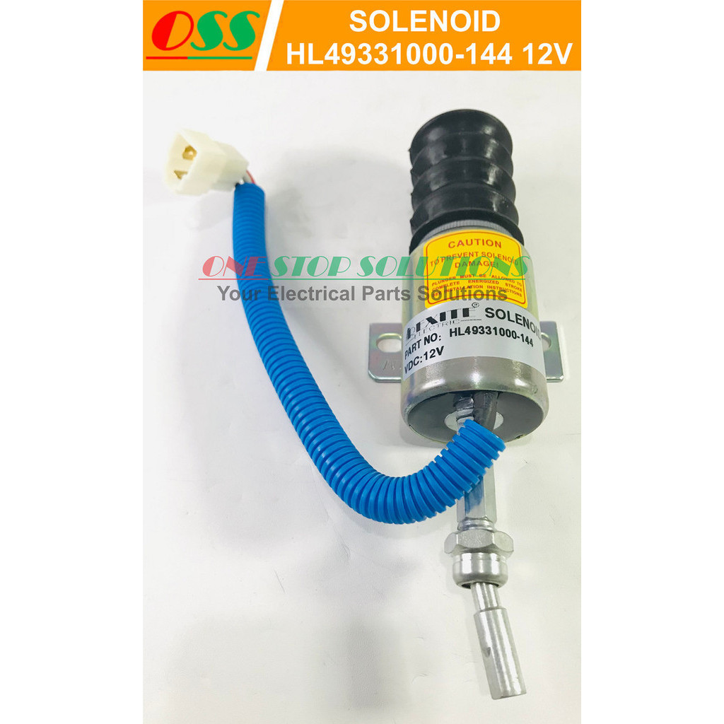 Murah - Selenoid Solenoid Hl49331000-144 12V Univ Untuk Genset Alat Berat