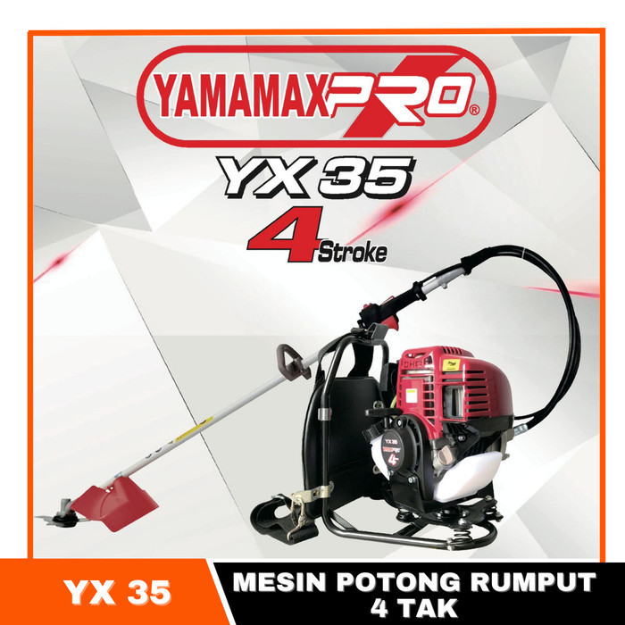 Terbaru Mesin Potong Rumput Yamamax Pro Yx35 4 Tak Alat Pemotong Rumput Yx 35 Promo Terlaris