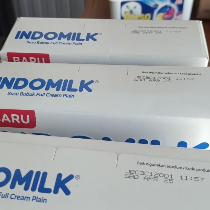 

TERBAIK INDOMILK INSTAN PLAIN SUSU BUBUK FULL CREAM 800 G