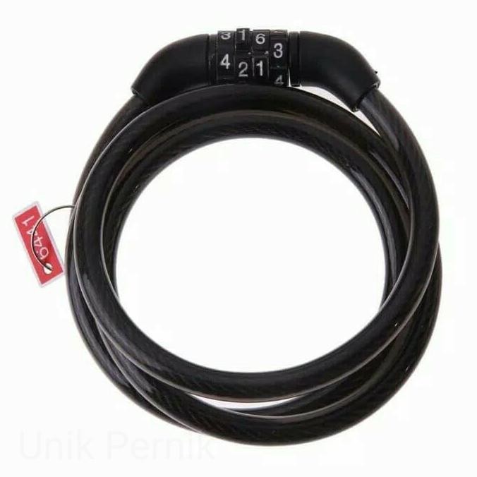 Kunci Gembok Rantai 4 Angka Motor Sepeda Pagar