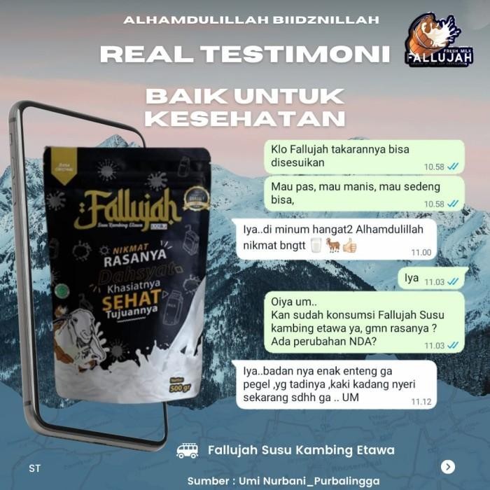 

TERBAIK FALLUJAH SUSU KAMBING ETAWA 1 KG