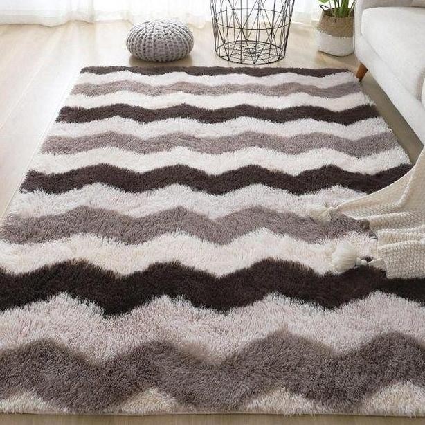 Karpet Bulu Motif Jumbo Uk 200 x 200cm/Karpet Bulu Lantai Anti Slip