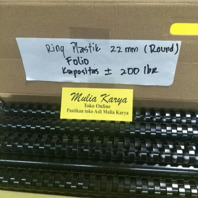 

Spiral Jilid Plastik 22 mm F4 Folio / Dus isi 50