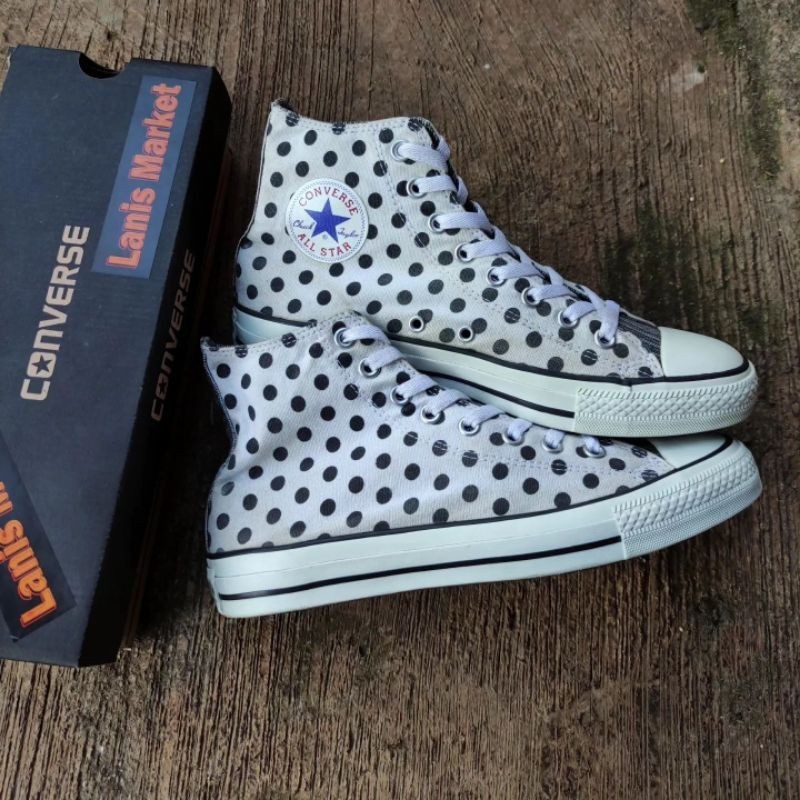 CONVERSE CT HIGH POLKADOT WB