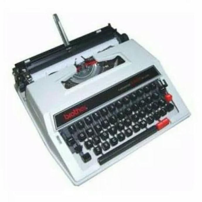 

BEBAS ONGKIR - MESIN TIK/MANUAL TYPE WRITER BROTHER 9"INC/BODY KOKOH#GARANSI