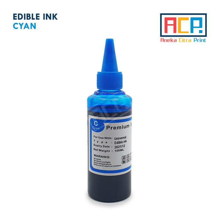 

Tinta Edible / Edible Ink / Food Grade Ink / Print Cake - 100 Ml Best