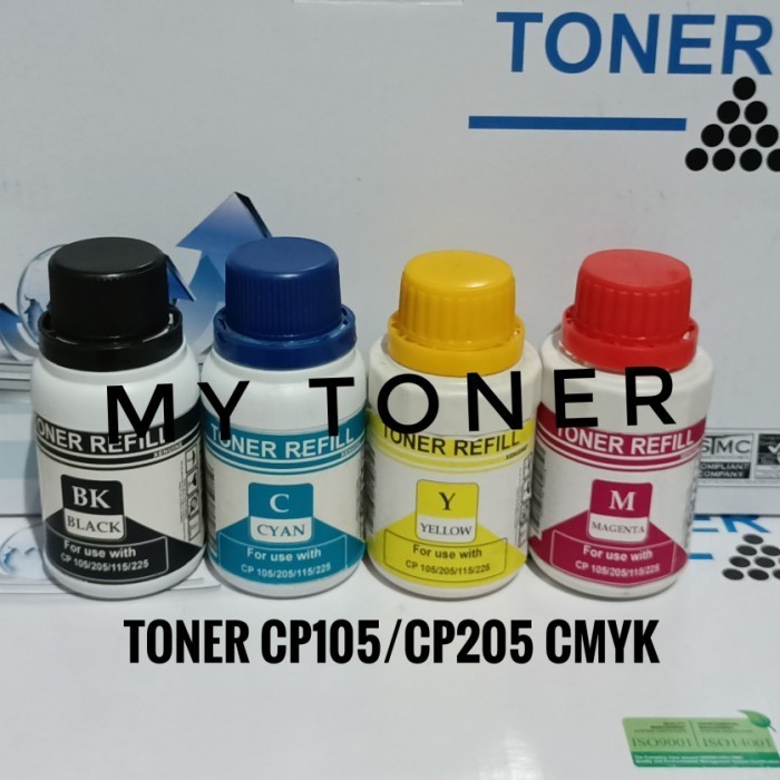1Set Serbuk Toner Cm105 Cp105 Cp205Fw Cm205Fw Cp205 Cp105 Cm205 Cmyk Best