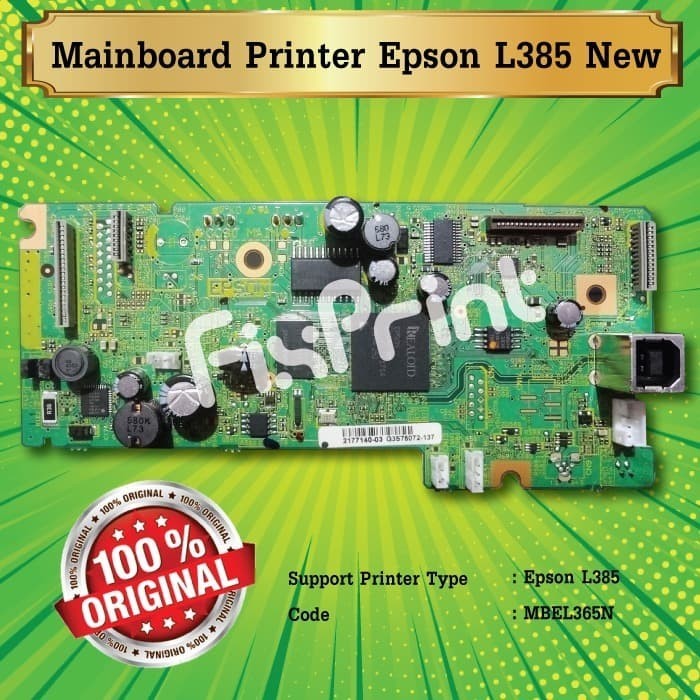 Logic Board Printer L385, Mainboard Printer Epson L385 New Original Best