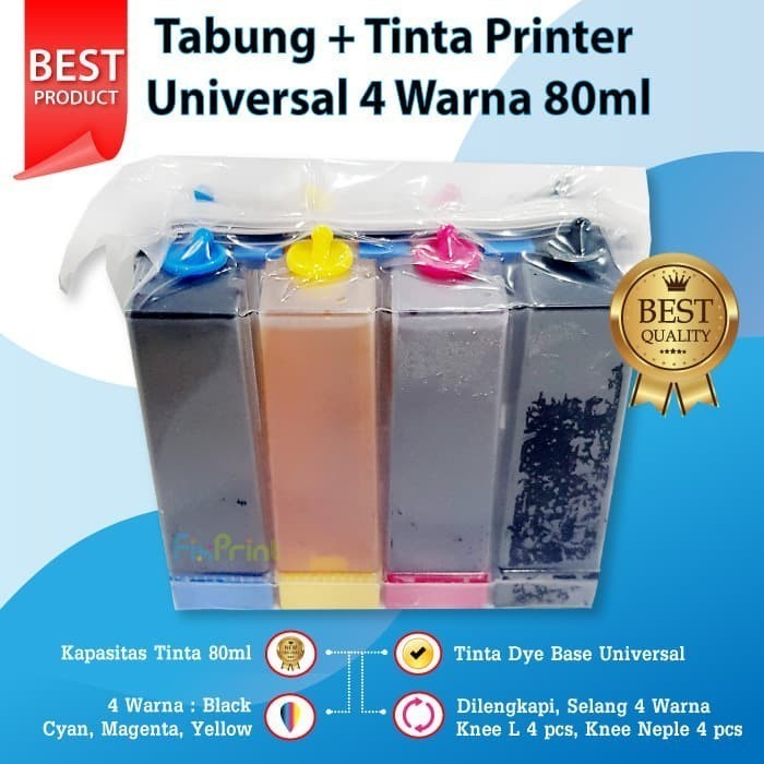 Tabung Tinta Infus Printer Canon E3170 E3177 E3370 E400 E417 E460 E470 Best