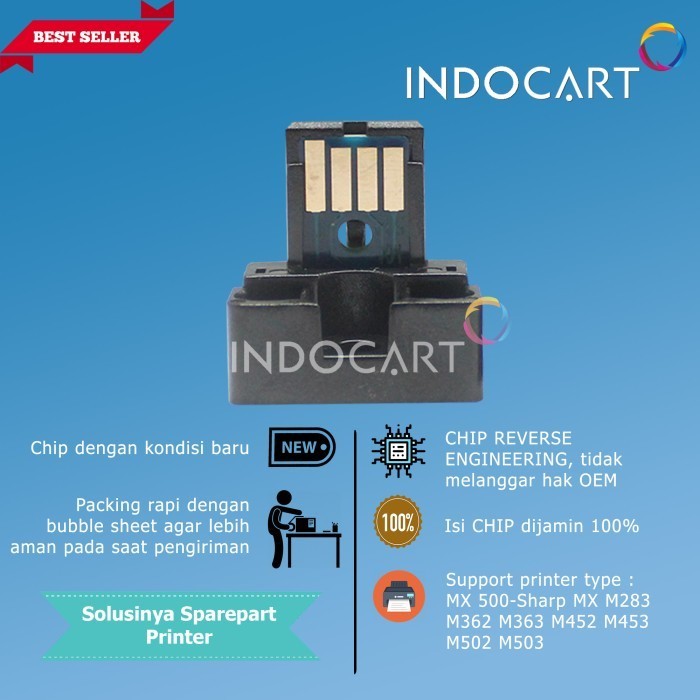 Chip Mx 500-Sharp Mx M283 M362 M363 M452 M453 M502 M503-40K Best