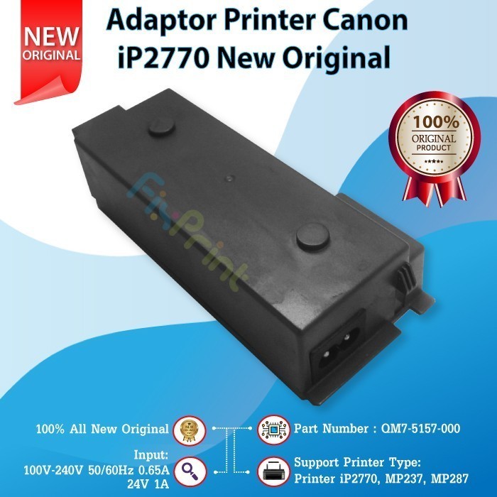 Power Supply Adaptor Canon Ip2770 2770 Mp287 Mp258 Kondisi Baru Best
