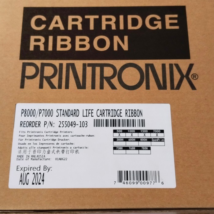 Ribbon Catridge Printonix P7000 P7005 P7215 P8000 P8005 Best