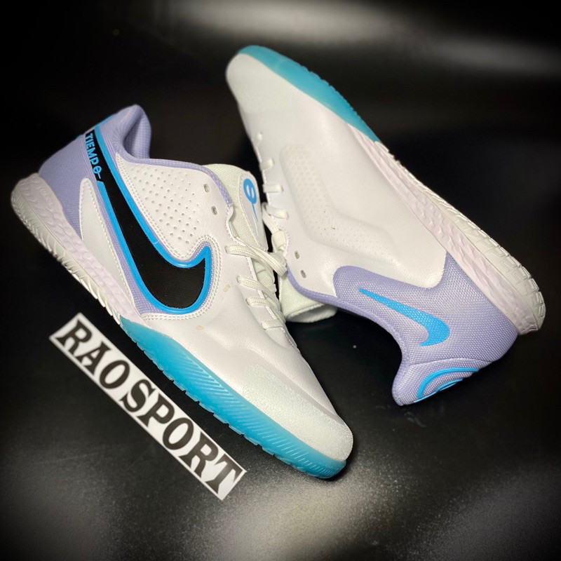 [MAD SPORT] Sepatu Futsal Tiempo Legend 9 Pro White Grey