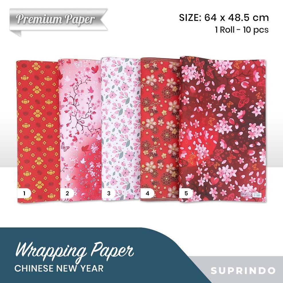 

TRY (10 lbr) Kertas Kado Motif IMLEK / Chinese New Year TERLARIS