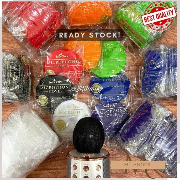 Cover Mic Jolly Poly 100Pcs Sarung Mic Pelindung Mic Penutup Mic