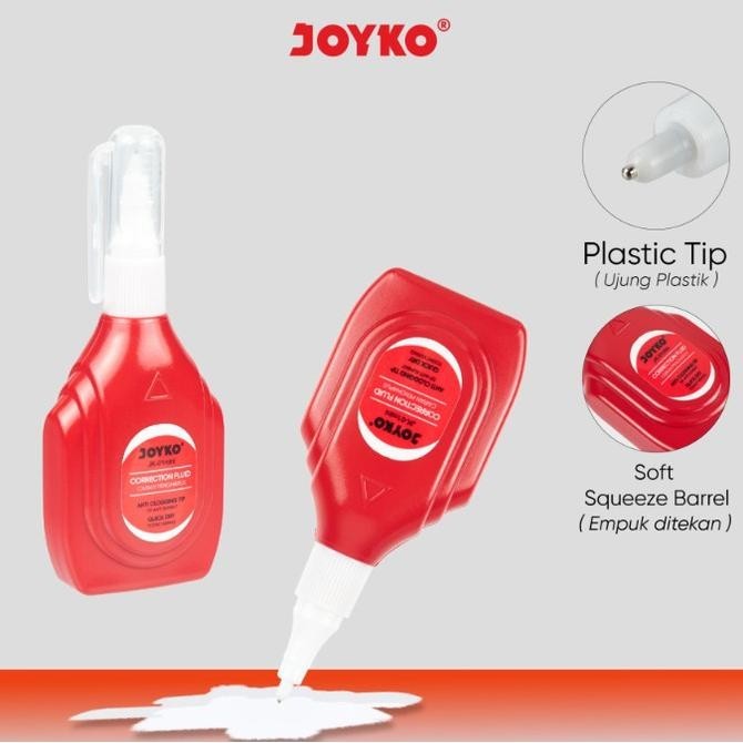 

(12pc) TIP EX CAIR JOYKO JK 01 MINI / TIPEX CORRECTION FLUID TIPE X