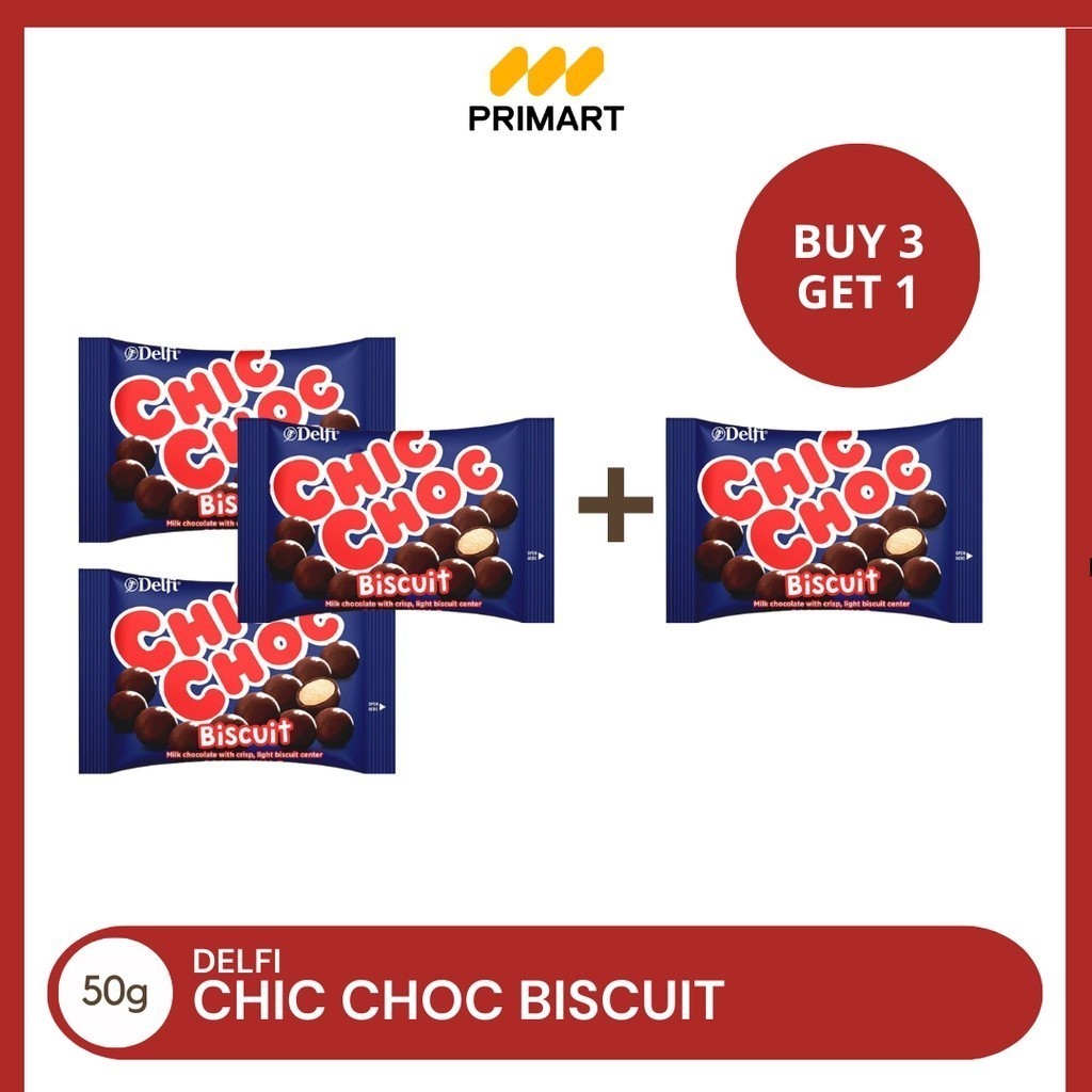 

Delfi Chic Choc Biscuit 50gr Buy 3 Get 1 Free