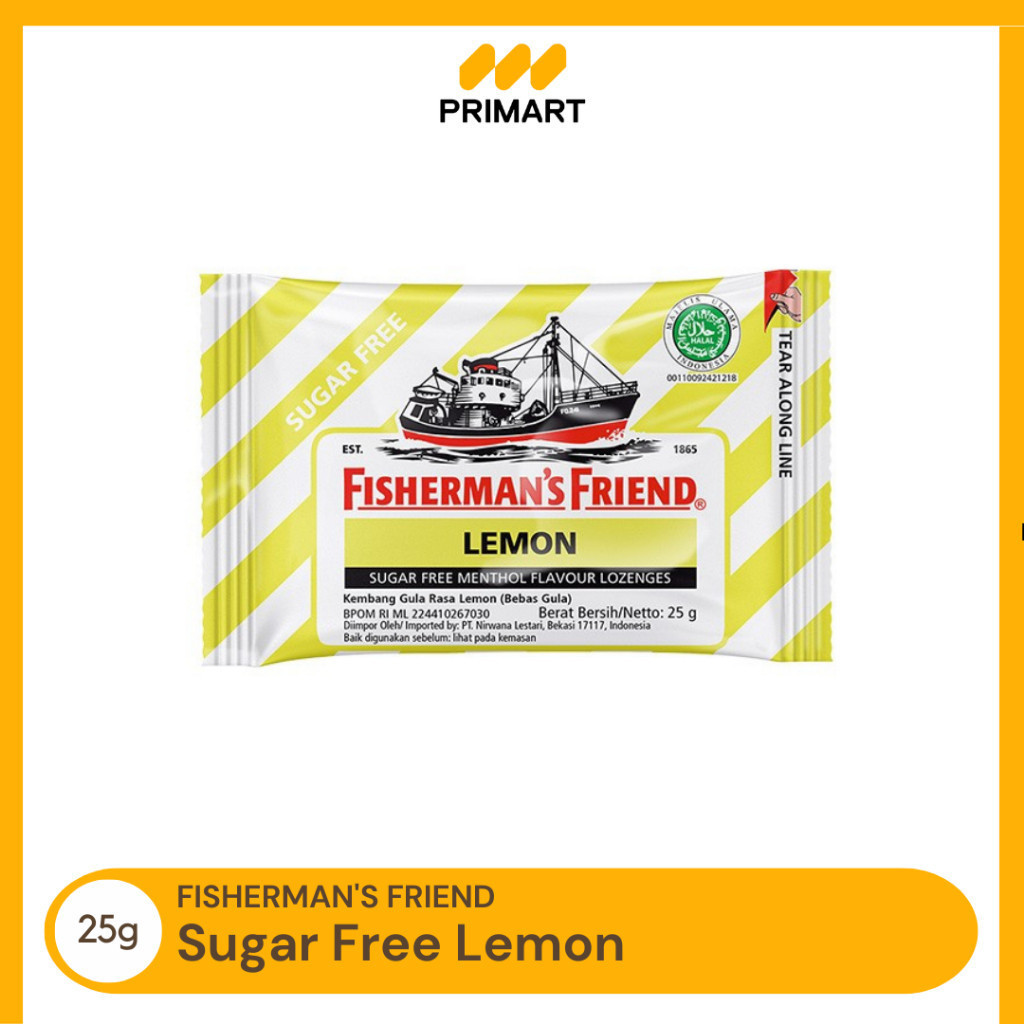 

Fisherman's Friend Lemon Permen Mint 25 gr