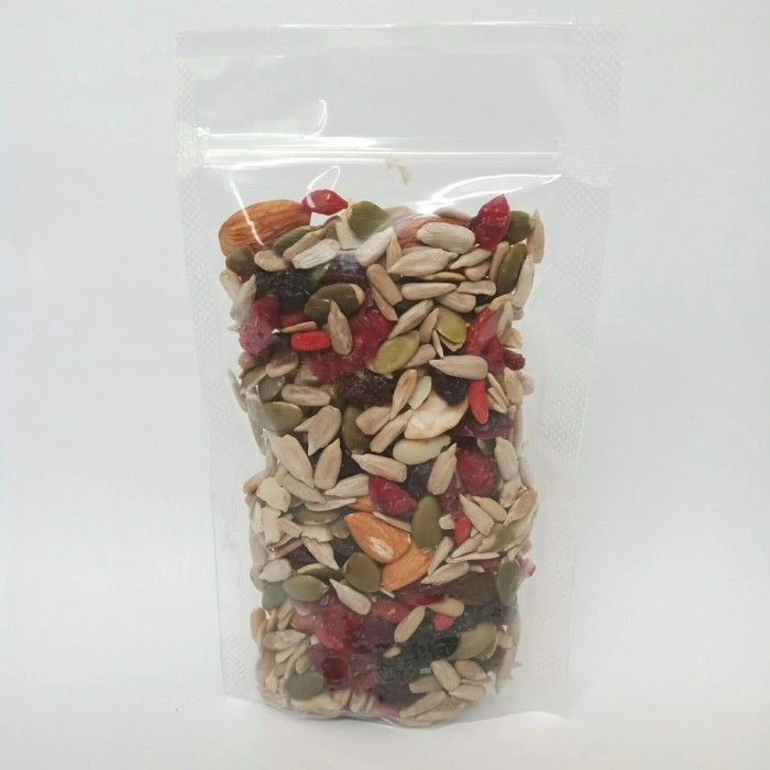 

Mazin - Raw Mix / Mix Trialmix Biji Bijian Kacang Kacangan Buah Kering 500 Gr