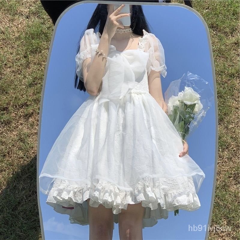 Japanese style  Cute  Lolita Princess Dress/Black/White/lolita dress