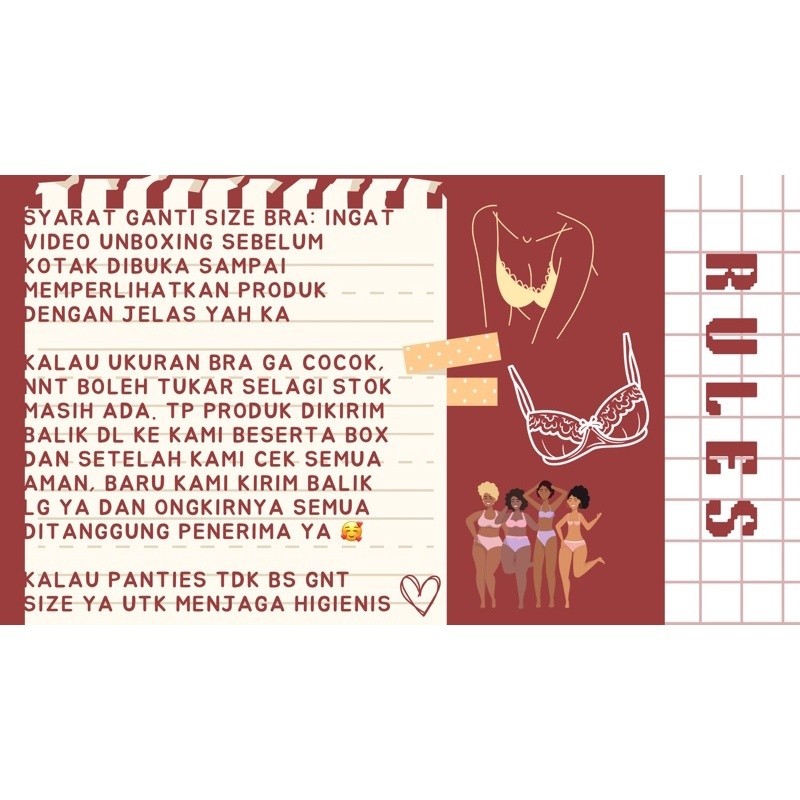[NYAMAN DIGUNAKAN] FrBggs Camilla KEMBEN PREMIUM BRA FREE 2Set Tali (Tali Bening+Tali Warna)