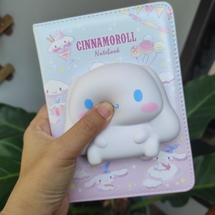 

Diary Squishy Notebook Sanrio Cinnamoroll 12,5X17,5Cm Notes Cinamoroll