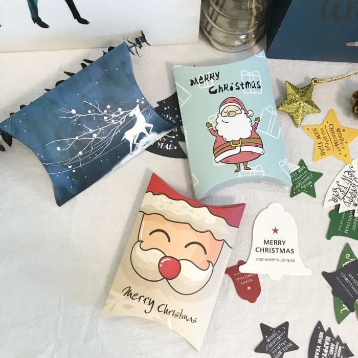 

Christmas Gift Box 20 / Pillow Box Natal / Kado Natal / Kotak Kado