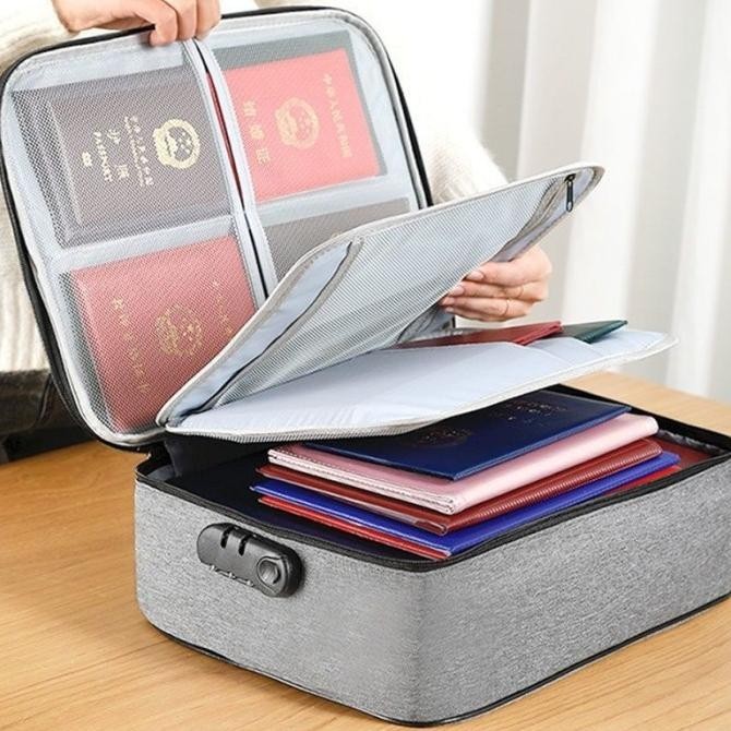 

Tas Dokumen Kotak Penyimpanan Arsip Koper Tempat Berkas Tas Pasport