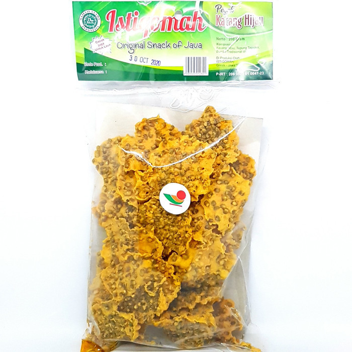 

#####] ISTIQOMAH PEYEK KACANG HIJAU 200gr KRIPIK REMPEYEK IJO PECEL TANAH