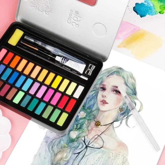 

Giorgione Colors Solid Watercolor Cat Air Box Set