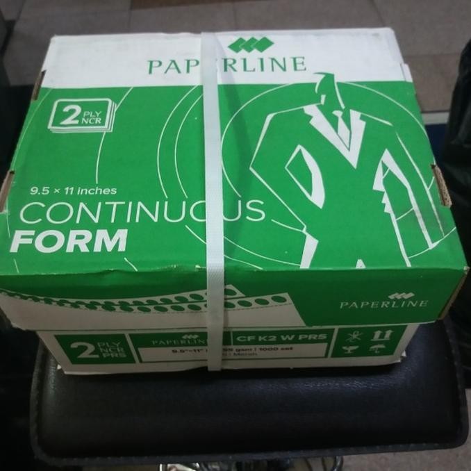 

Continous Form 9 1/2" x11" bagi 2( 2 ply) Paperline