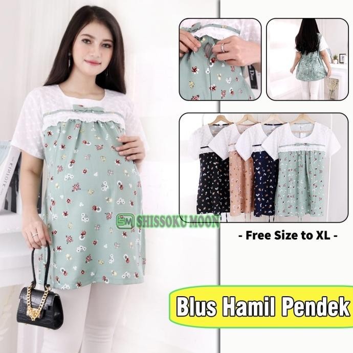 Baju Atasan hamil Kerja / Baju Atasan Hamil Menyusui /  Dress Hamil