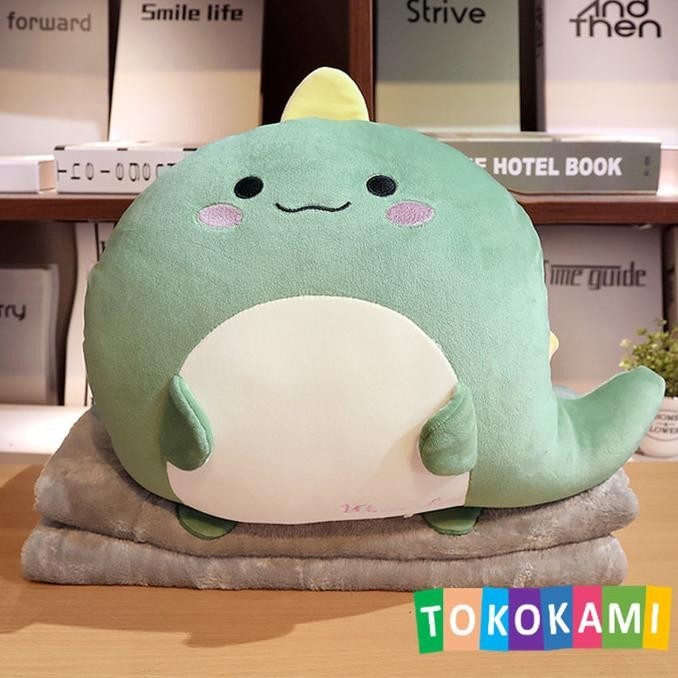Boneka Balmut Bantal Selimut Karakter Dino